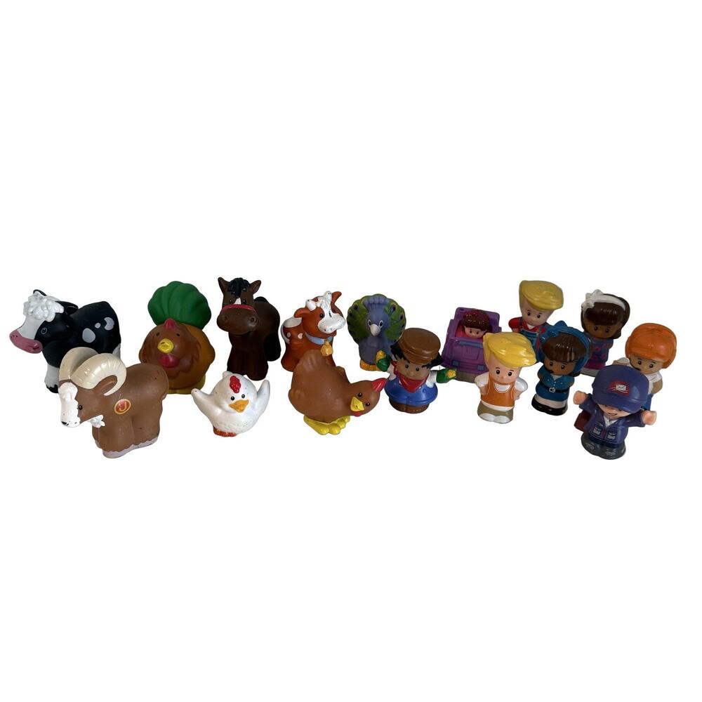 Fisher Price Little People Farm Animals & Figures Various Plastic Toy Lot Car